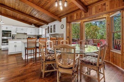 Eat at the table or kitchen counter for a nice together meal