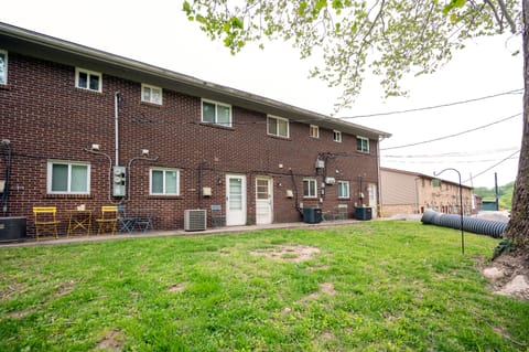 Back of Building and small Back yard