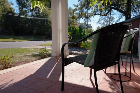 Soak in the sun on this front porch