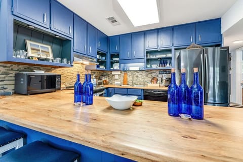 Tons of prep area and coffee station