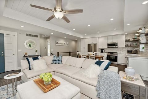 Living room open to Dining & Kitchen