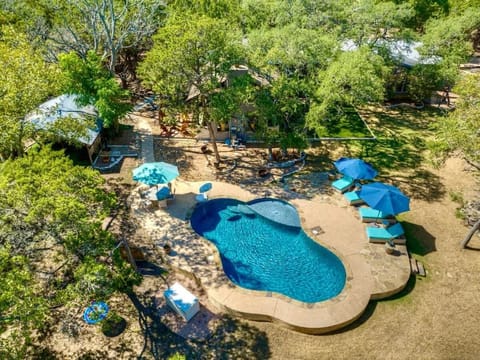 Imagine stepping into the cool waters of the refreshing pool on a warm day! 