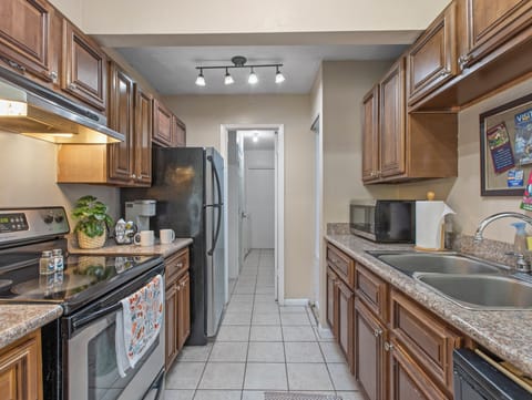 Fully stocked kitchen