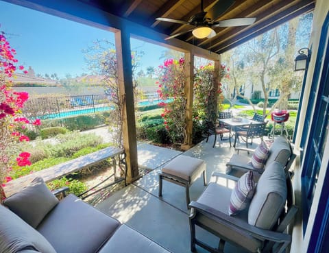 View of the Lap Pool from our main patio.