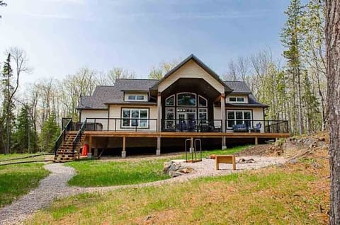 Spring Exterior with Brand New Hot Tub!