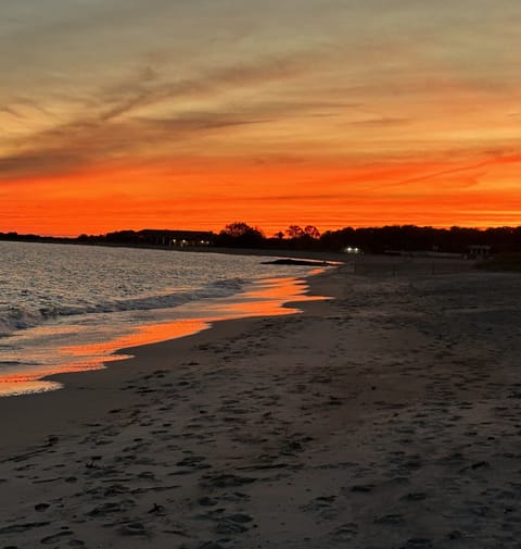You’d be hard pressed to find more gorgeous beaches. Less than 3 blocks away! 