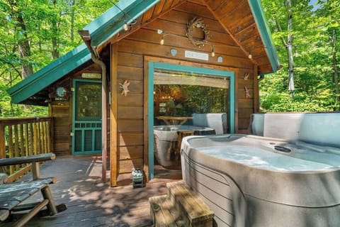 Perfect porch for bubbly nights and grilled delights.