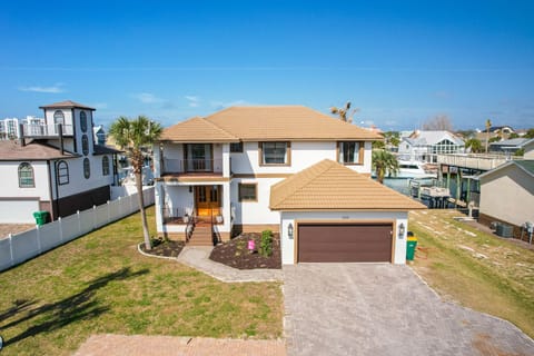 Aerial view of front of home.