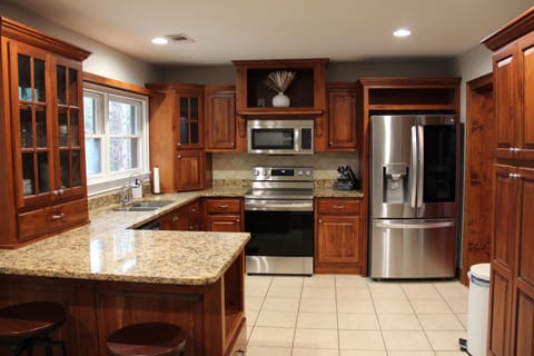 The chef-inspired kitchen has everything you need to whip up a delicious meal