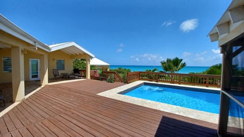 Pool & Patio area directly on the ocean