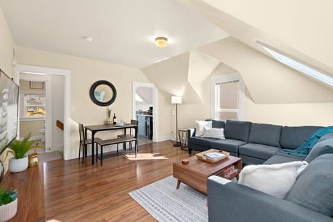 Living Room and Dining Area | Tons of natural light!