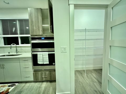 Pantry next to kitchen 