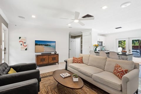 A BRIGHT AND COZY INTERIOR IS DESIGNED WITH OUR GUEST IN MIND TO PROVIDE THE MOST COMFORTABLE AND ATTRACTIVE SPACES TO UNWIND AND RELAX. SMART TVS PROVIDED WITH ACCESS TO NETFLIX, YOUTUBE & OTHERS