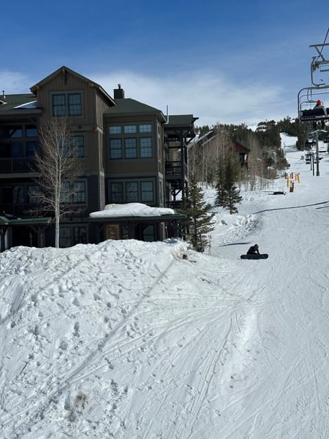 Ski In/Ski Out Condo - View of the Condo from the Kicking Horse Ski Lift