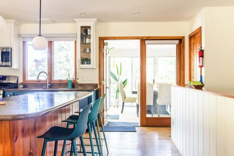 Kitchen access to 3 season room