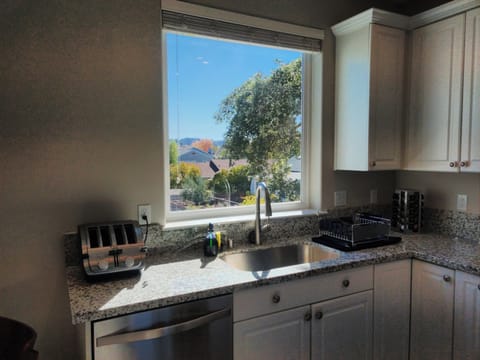 Relaxing view from Kitchen