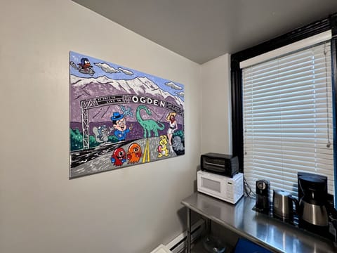 Art featuring local themes by local artist Steve Stones