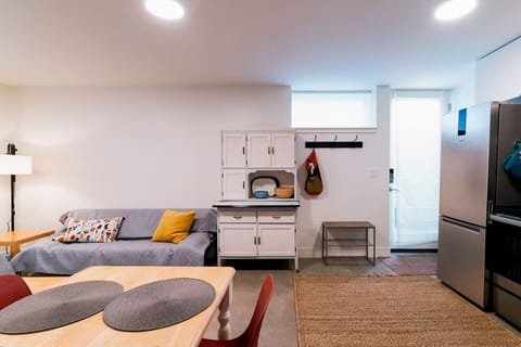 Kitchen, Dining and Living Area