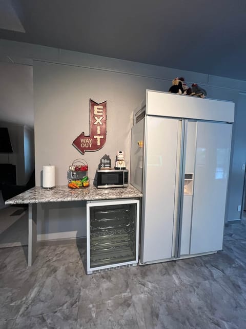 Microwave SubZero Large Refrig and Wine Cooler