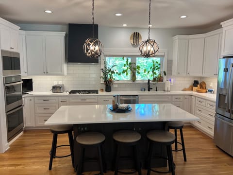Beautiful open concept kitchen.