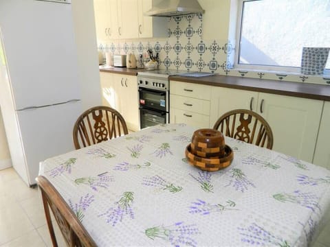 Dining table in kitchen