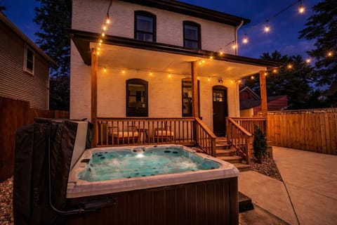 Private 6-person Jacuzzi hot tub — exclusively yours for your entire stay. No sharing, no schedules.
