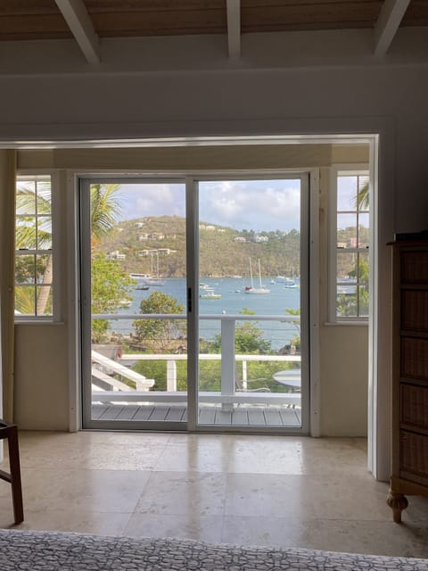 View from master bedroom bed