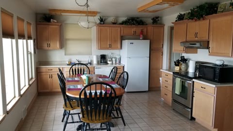 DINING AREA AND KITCHEN