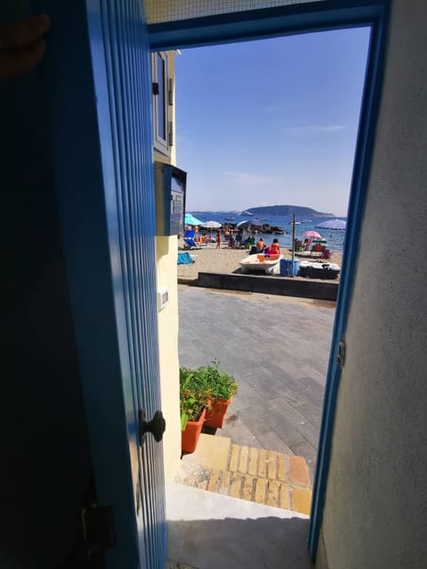 Entrance at street level