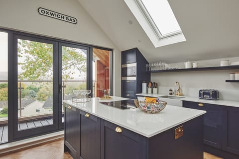 The kitchen at Ty Alice, Gower