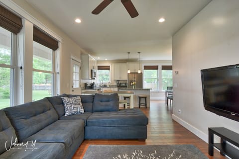 Burt Lake House Living Room