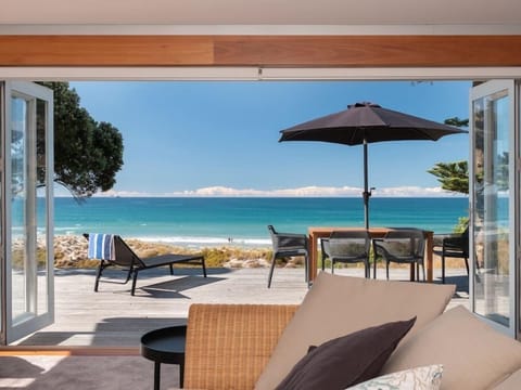 The stunning views from the deck and large open plan living areas
