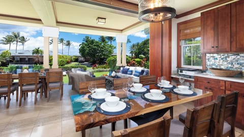 Dining table for six inside