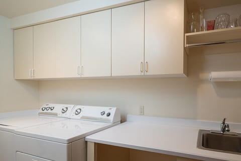 Laundry room with supplies
