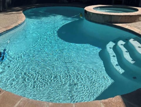 Crystal clear and newly updated pool