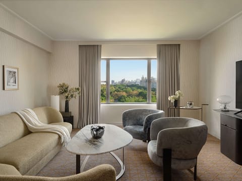Linger by the window and soak in park panoramas.