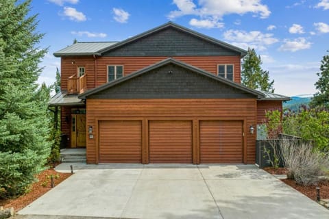 Driveway and front of house