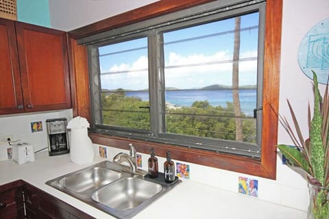 Your tranquil harbor view from the kitchen