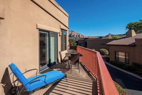 Upstairs deck can be accessed from master bedroom and living room.