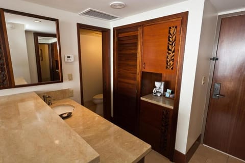 Refresh easily with spacious vanity and convenient in-room essentials.