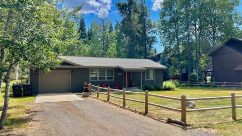 Front of home and driveway