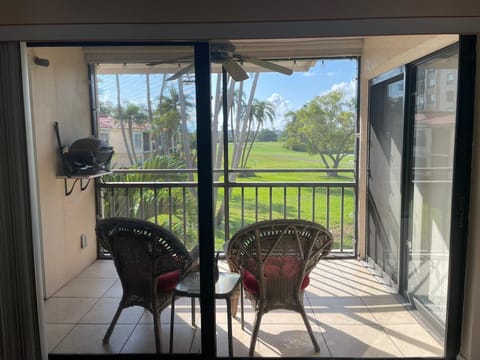 Golf course from balcony 