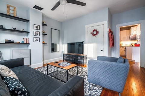 Another view of TV plus enjoy games provided for you and your guests, ready to play for all ages