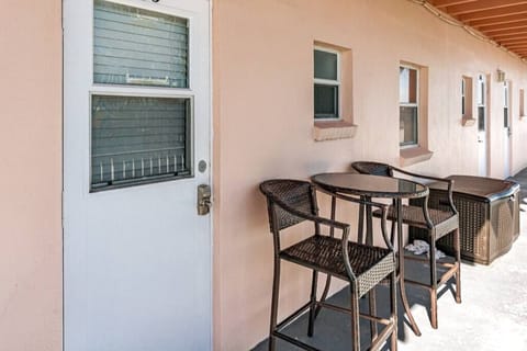 Seating to enjoy the great view of the intercoastal 