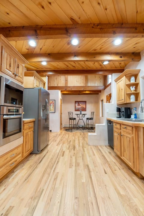 View from the kitchen back to the entry