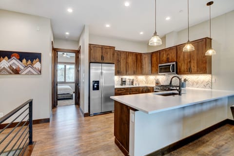 Granite Counters And Custom Cabinetry Make Up This Beautiful Space
