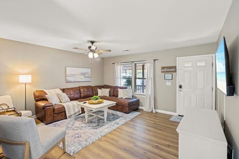 Cozy living room to relax after a long day exploring