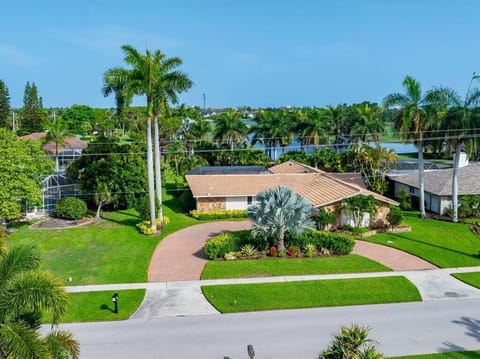 Front of Home on golf course