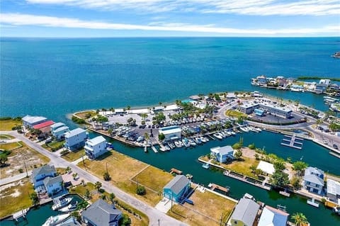 Aerial view of Pelican’s Landing.