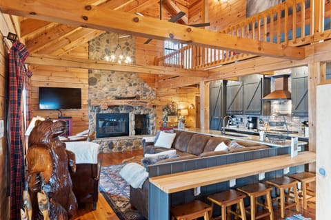 Open Great Room & Kitchen